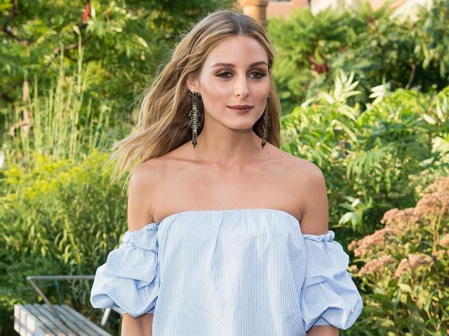off-shoulder Olivia Palermo